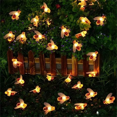 BowLift | Enchanting Solar-Powered Bee String Lights with Multiple Modes
