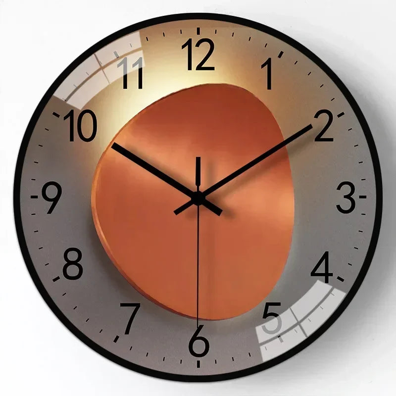 BowLift | Timeless Whisper™ | Silent Classic Wall Clock | Non-Ticking Design for Bedroom & Office Decor