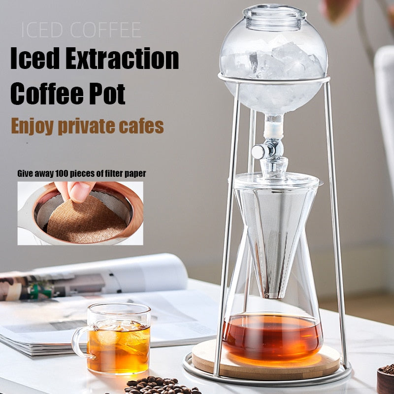 BowLift | Vintage Art Brew Glass Reusable Drip Coffee Pot