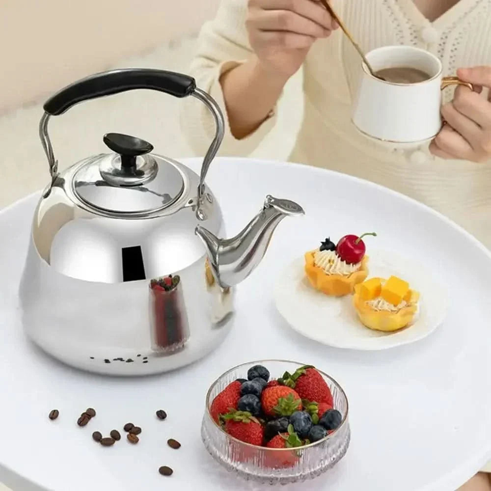 BowLift | Stainless Steel Stovetop Kettle – Whistling Tea Kettle