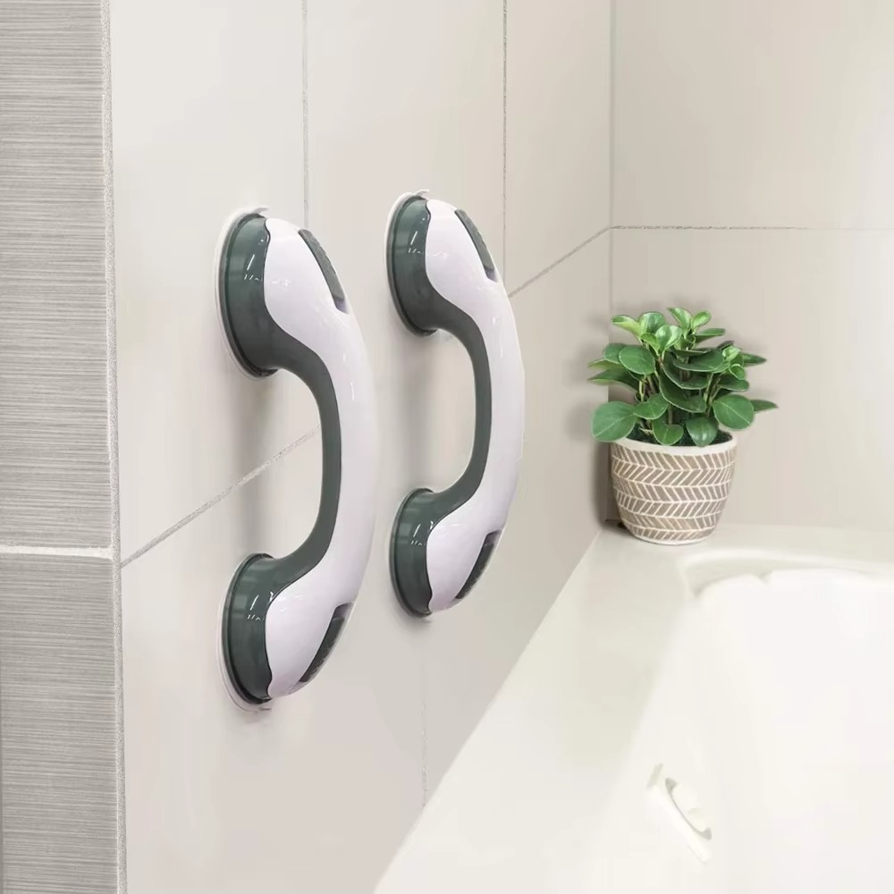 BowLift | Safety Helping Handle with Suction Cups – Anti-Slip Bathroom Grab Bar for Toilet and Bath Support