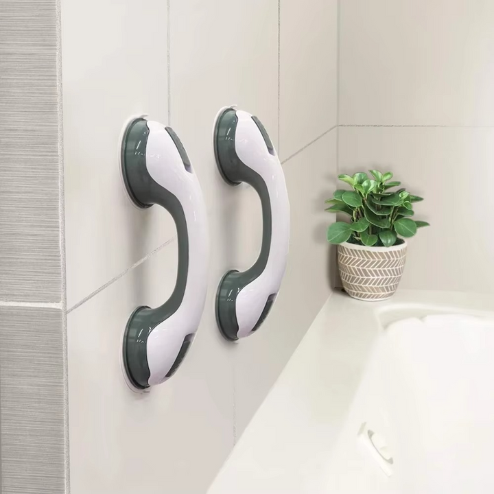BowLift | Safety Helping Handle with Suction Cups – Anti-Slip Bathroom Grab Bar for Toilet and Bath Support
