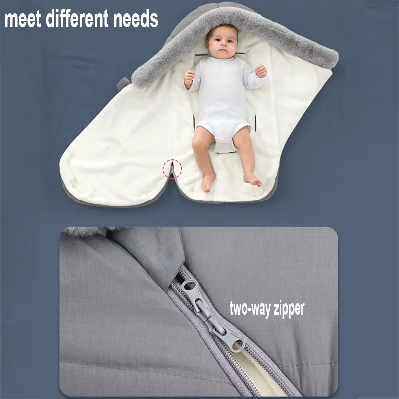 BowLift | Cozy Winter Baby Sleeping Bag for Newborns and Infants