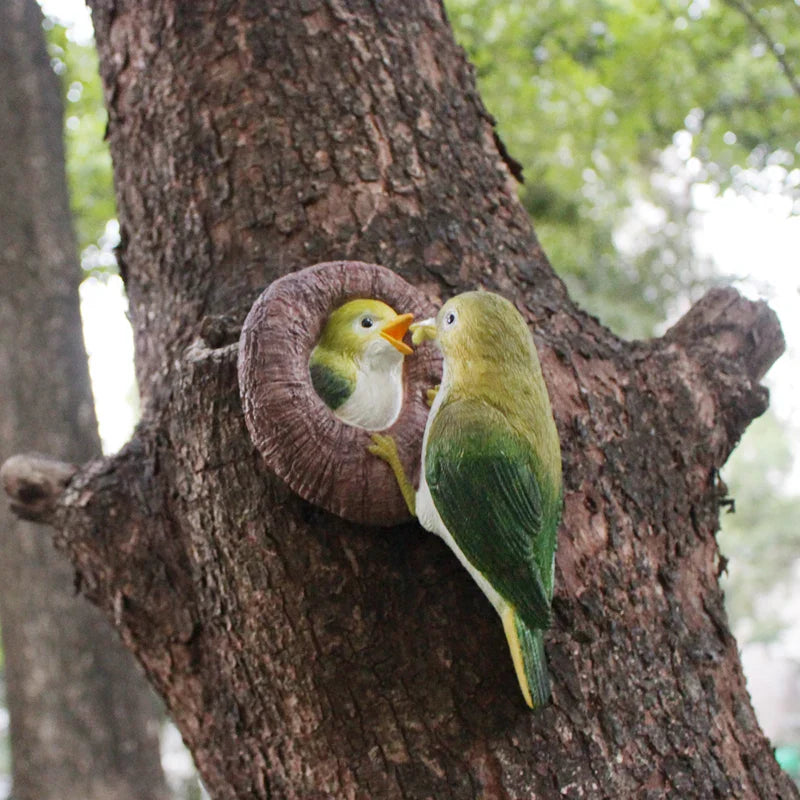 Lovebirds Tree Hug Wall Hanging Decor | Bowlift