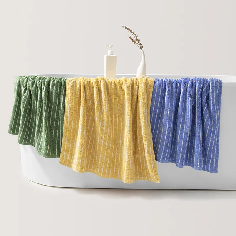 Retro Striped Cotton Towel | Bowlift