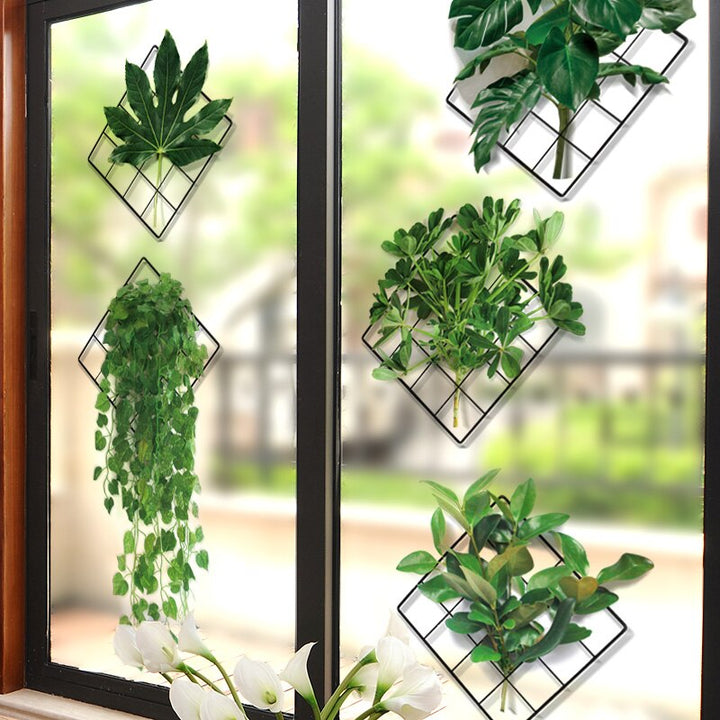 3D Nature Wind Green Plant Wall Sticker | Bowlift