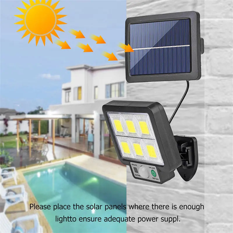 BowLift | SolarBeam 1000 | 3-in-1 Solar Light | Motion & Twilight Automation | 1000 Lumen