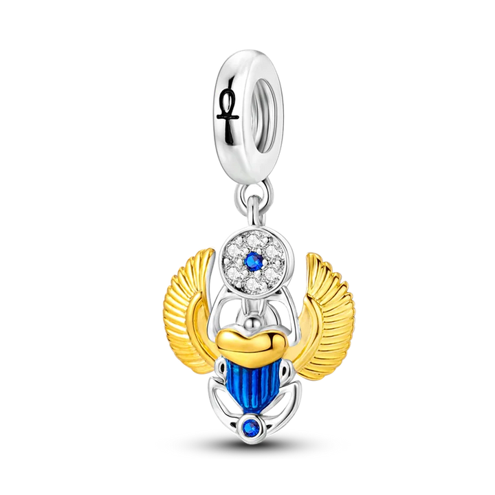 BowLift | 925 Silver Golden Leopard Charms Beads Colorful Chameleon Rhinoceros Lion Scarab Cat Pendant Compatible with Original Pandora Bracelet Jewelry