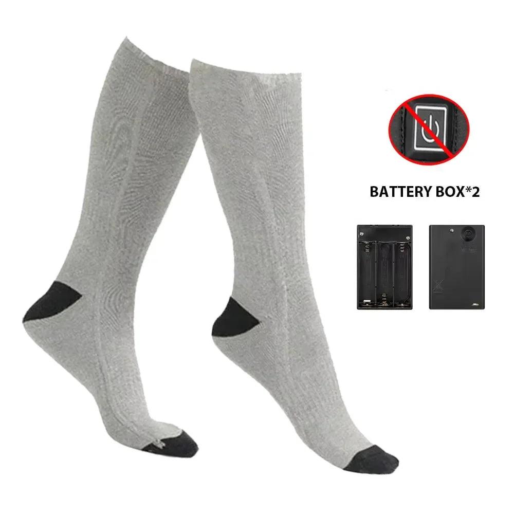 BowLift | HeatWear Rechargeable Socks with Battery Box | Electric Heating Socks for Women & Men | Warm Socks for Skiing, Hiking & Outdoor