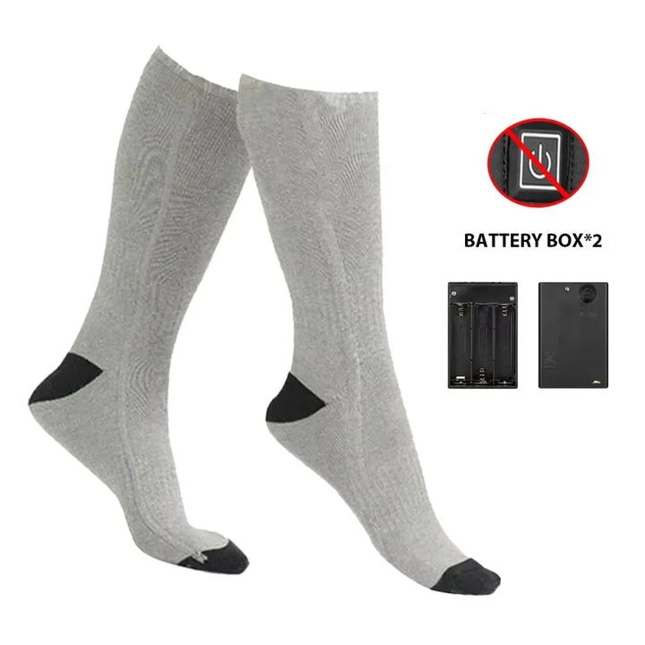 BowLift | HeatWear Rechargeable Socks with Battery Box | Electric Heating Socks for Women & Men | Warm Socks for Skiing, Hiking & Outdoor