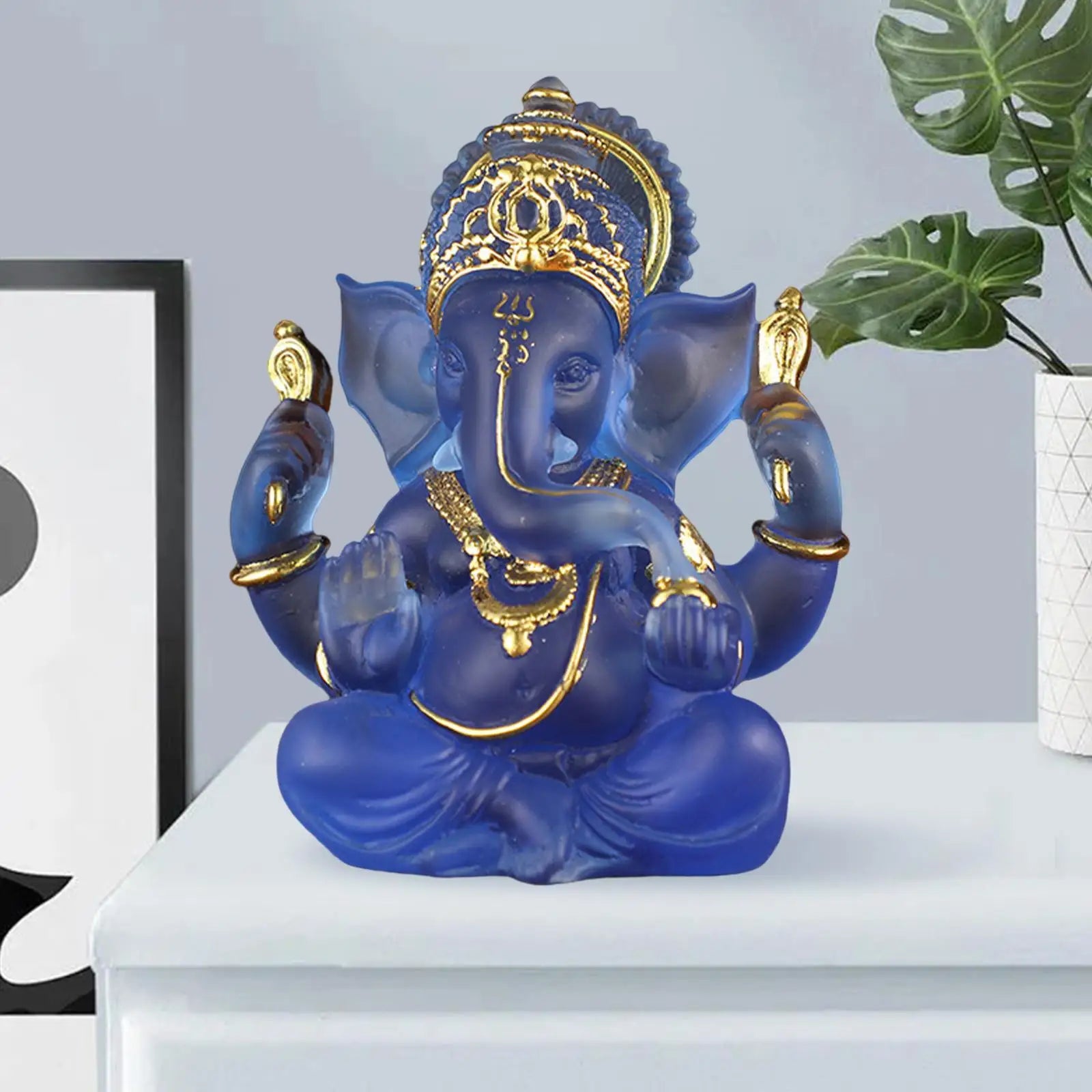 BowLift | Rare colored semi-transparent Ganesh statues for luck in your home
