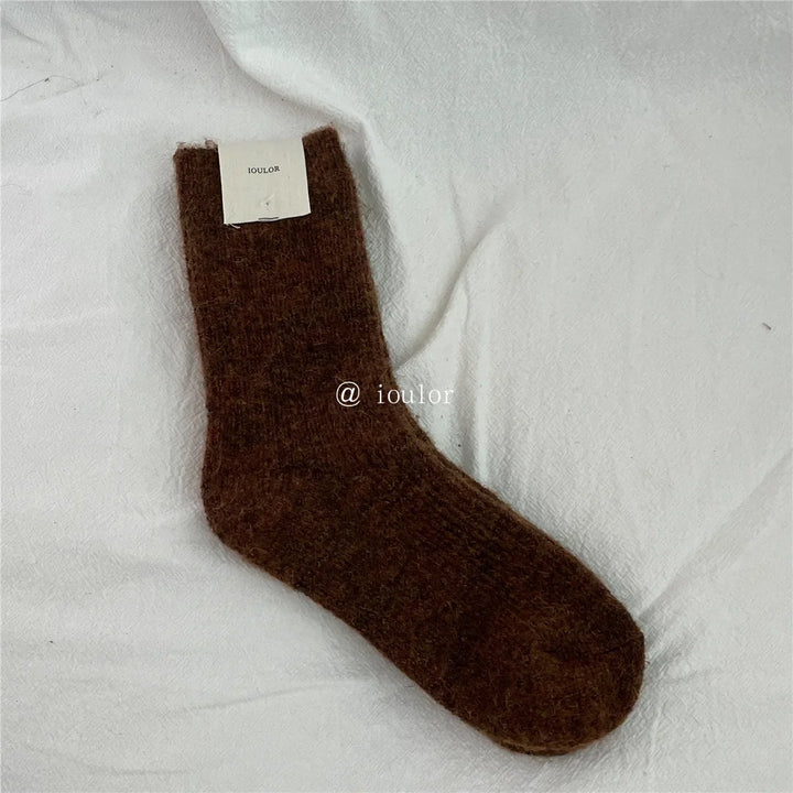 BowLift | CozyWarmth | Women's Thermal Socks | 9% Wool & Cashmere | Extra Thick & Soft | Japanese Knitting Style