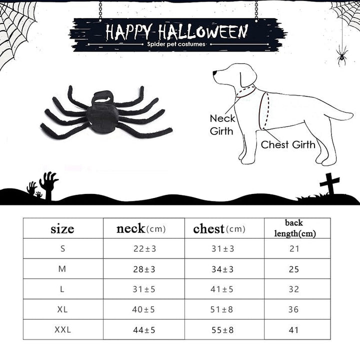 BowLift | Black Spider Pet Costume