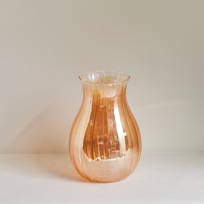 Gold Coat Glass Vase | Bowlift