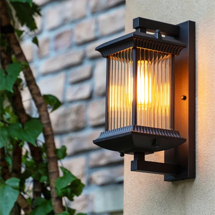 BowLift | Light-repellent Outdoor Wall Light Metal | Weatherproof IP65 | E27 Socket | For Garden, Gate & Terrace