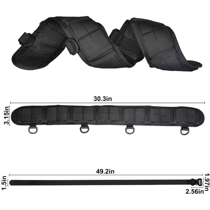 BowLift | Outdoor Tactical Belt, Multi Functional Nylon Training Belt Set