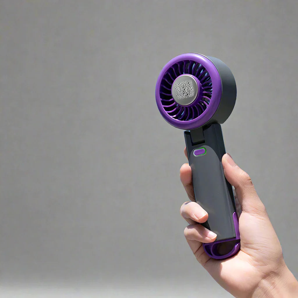 Skye Mini Fan with Cooling Plate – Portable Fan with 100 Speeds and Adjustable Breeze | Bowlift