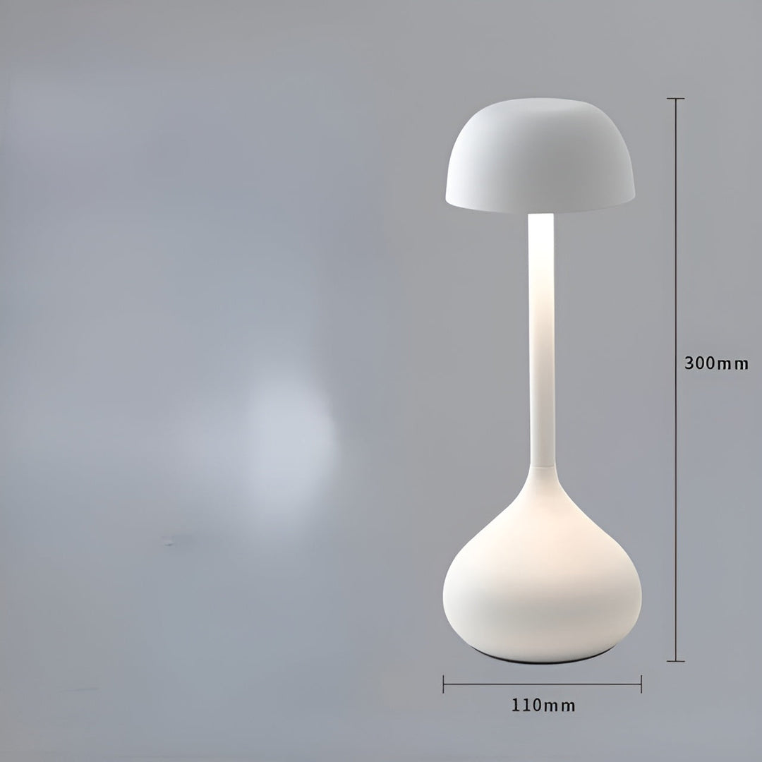 BowLift | LumiTouch Wireless LED Table Lamp – Elegant, Dimmable and Modern
