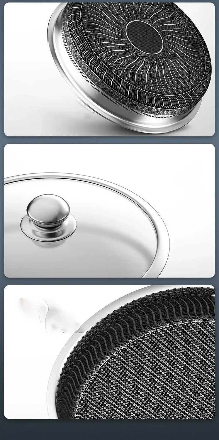 SmartSlick - Antibacterial Oil-Saving Cooking Pan with Non-Stick Coating Bowlift