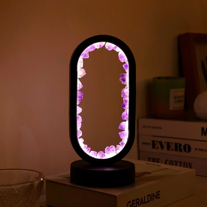 Améthystique – Elegant Natural Crystal Lighting Bowlift