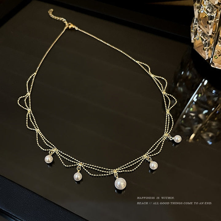 BowLift | Bohemian Drop Stylish Pearl Necklace