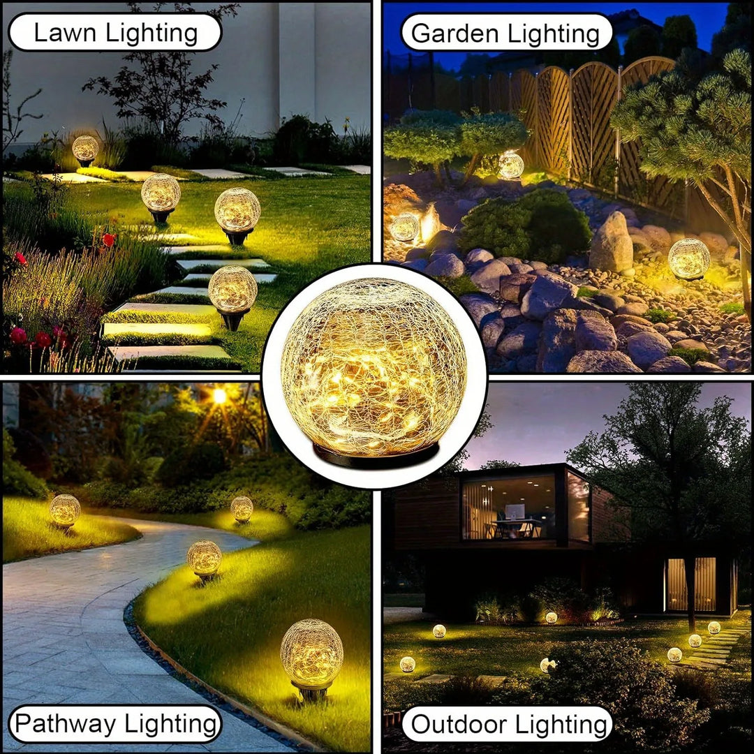 BowLift | Solar-Powered Glass Ball Magical Garden Light