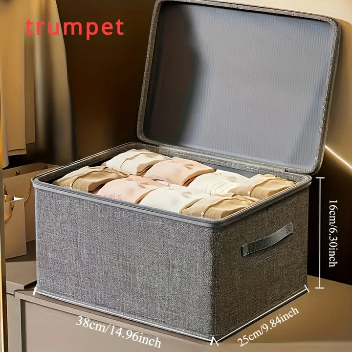 BowLift | Foldora Storage Box | Foldable & Space-Saving | With Zipper Lid