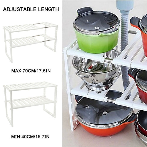 BowLift | Under Sink Magic Organizer Adjustable Rack