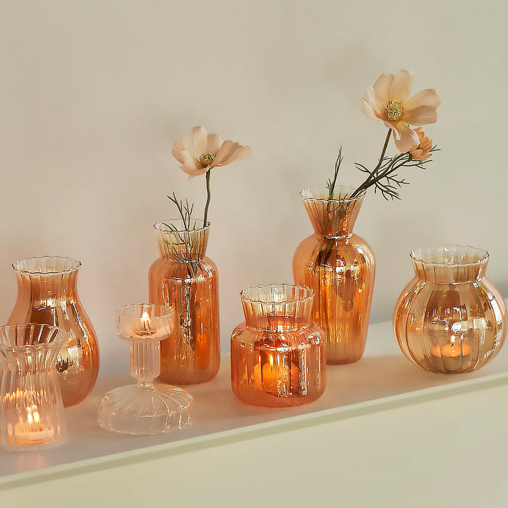Gold Coat Glass Vase | Bowlift