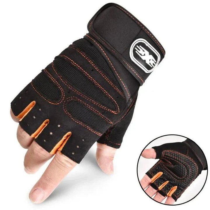 BowLift | Shock-resistant training gloves with wrist support | For weight training, fitness & cycling