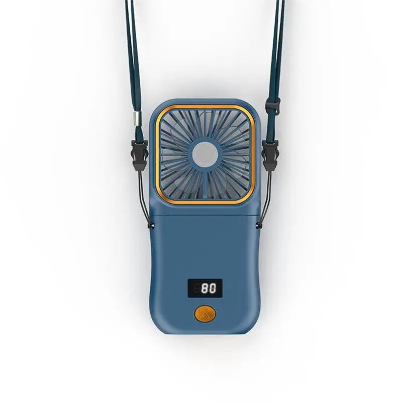 BowLift | Airlio Foldable USB Fan 3000mAh | 4-Level Air Cooler | Hand, Table & Neck Fan | Power Bank Function | 180° Rotatable