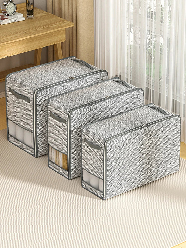 BowLift | Stowella Storage Bag | Tear-resistant & Washable | With Handle & Zipper | 3 Sizes Gray