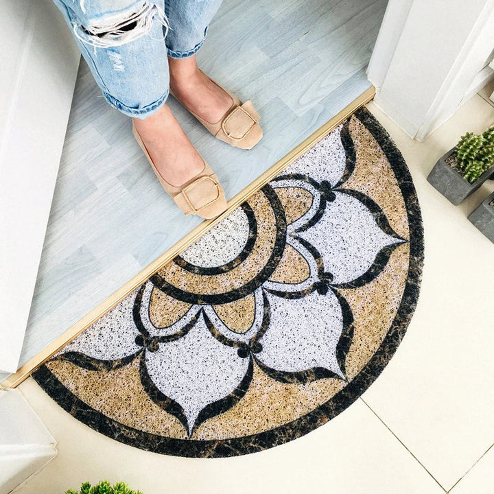 FloraMat - Elegant Half-Round Doormat for Your Home Bowlift
