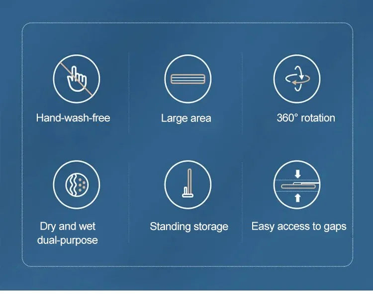 BowLift | Hands Free Lazy Flat Mop