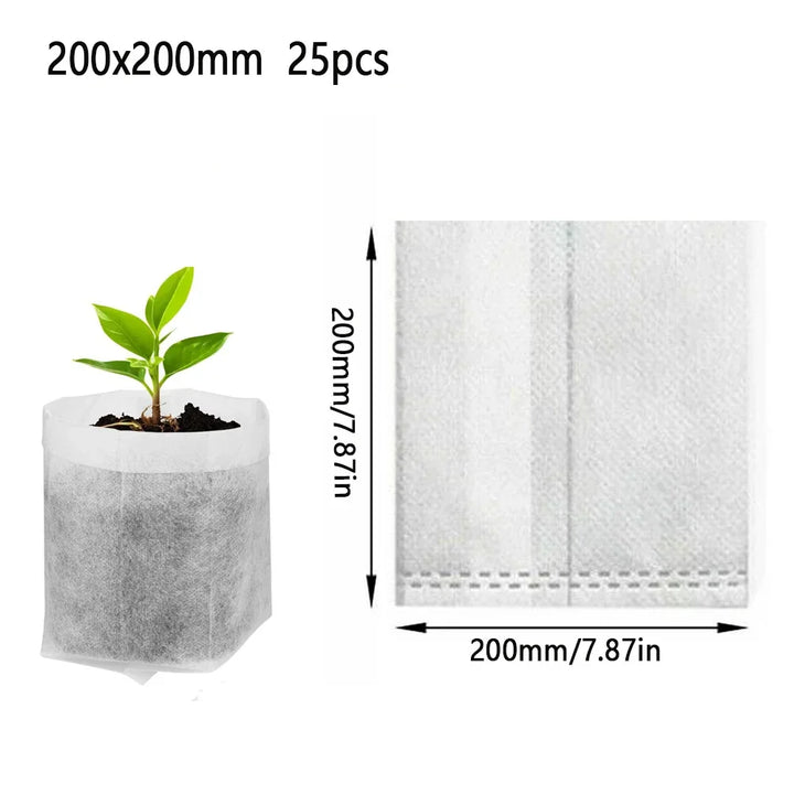 BowLift | Plant Bags BioGrow | Biodegradable | Breathable & Root-Friendly | Set of 25–100