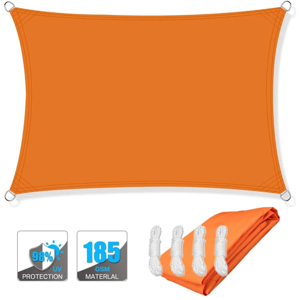 BowLift | Waterproof Rectangular Sun Shade Sail with UV Protection & Mounting Kits – ShadeGuard