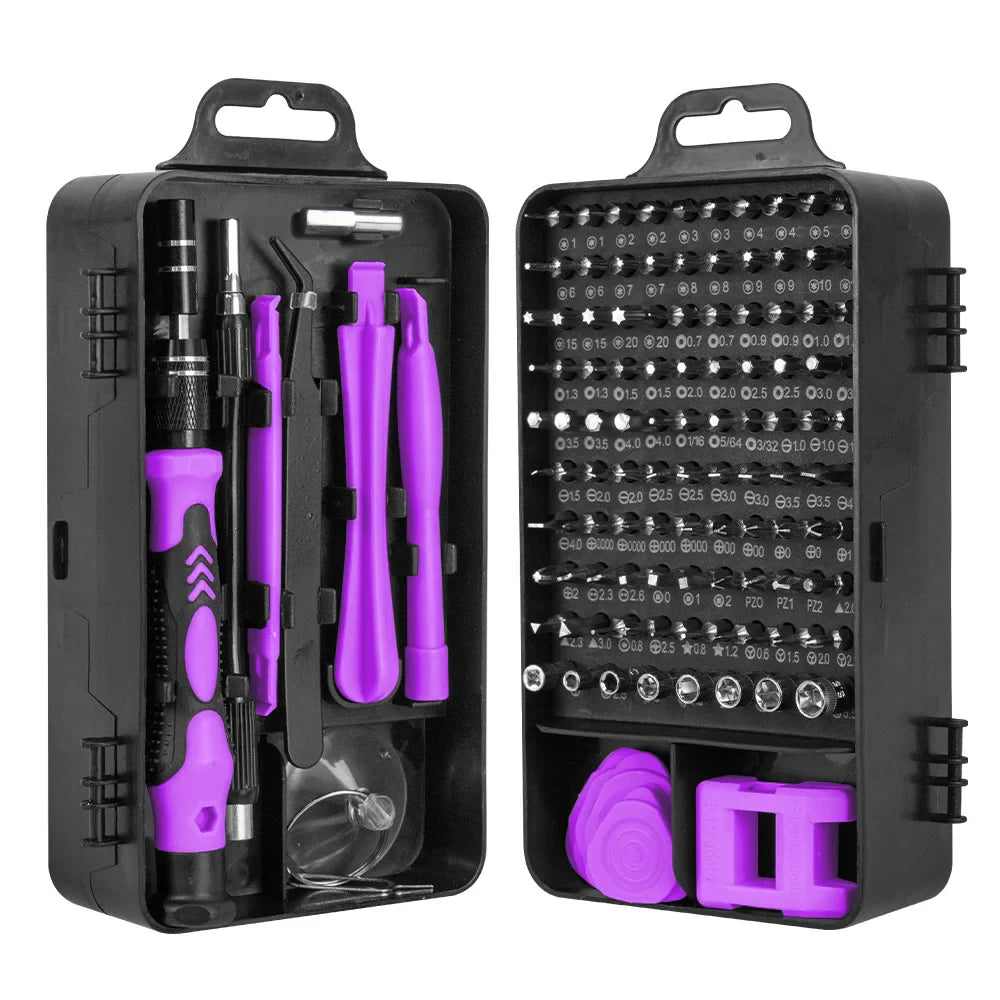 BowLift | 115-in-1 Precision Screwdriver Set with Magnetic Repair Tools – ProFix