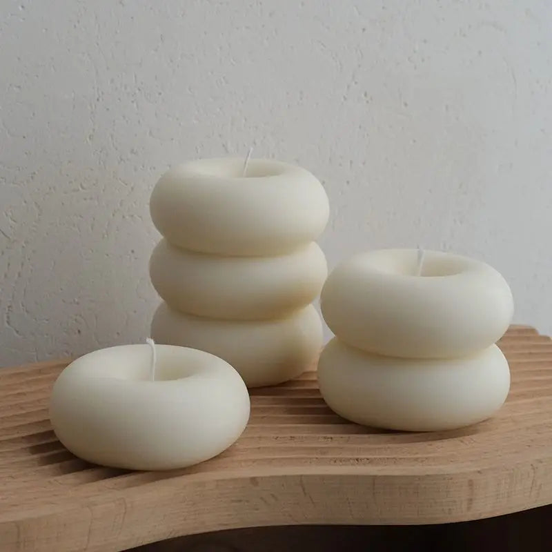 BowLift | Donut Aromatherapy Candle Round Smokeless