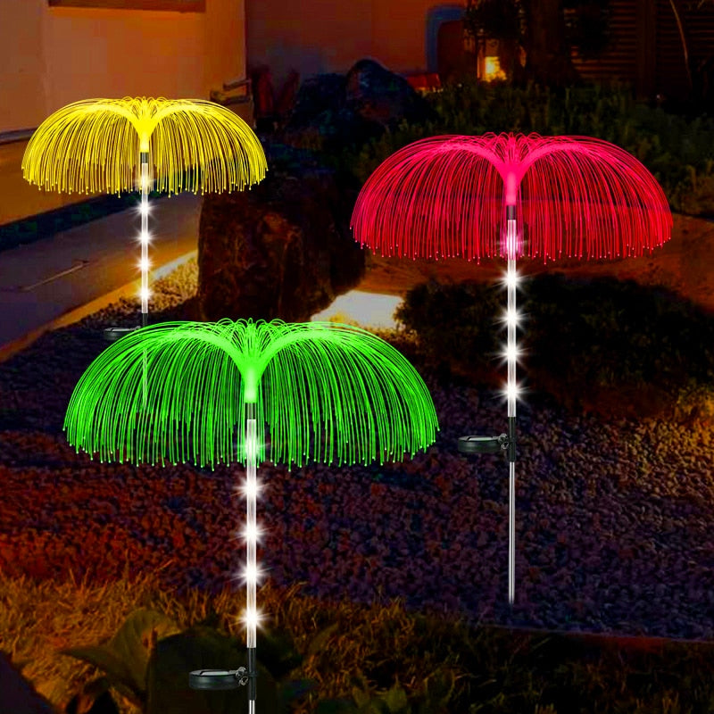 Solar-Powered Floating Jellyfish Garden Lights | Bowlift