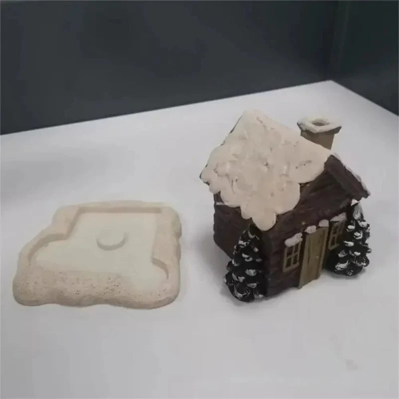 BowLift | Cone Incense Burning Log Cabin