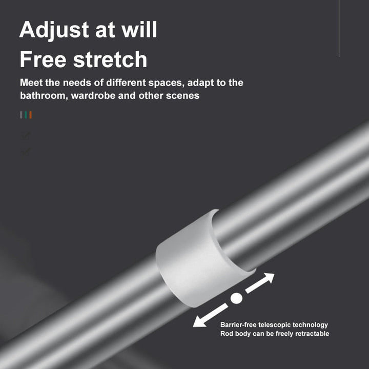 BowLift | Space Saver Adjustable Telescopic Clothes Hanger Rod