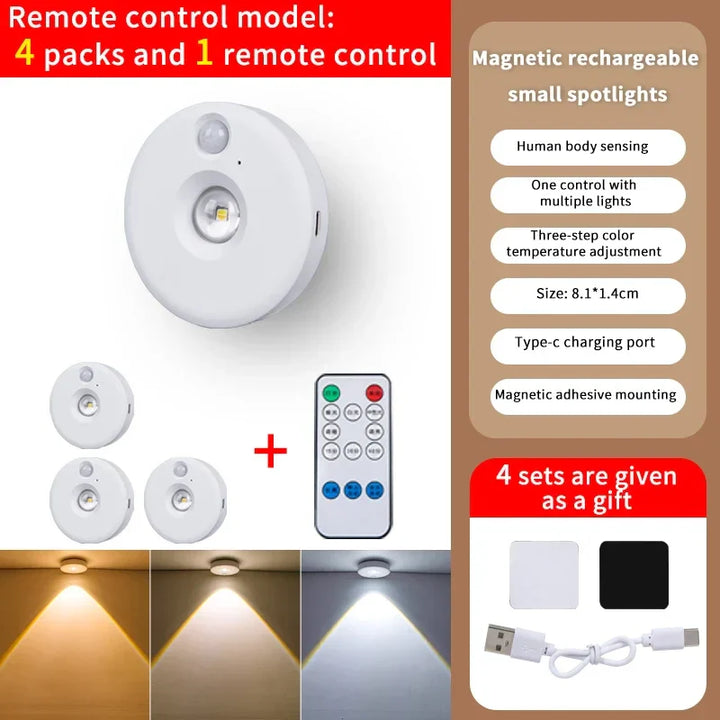 BowLift | LumoLine | PIR Motion Detector LED Light | Dimmable & Rechargeable | Wireless