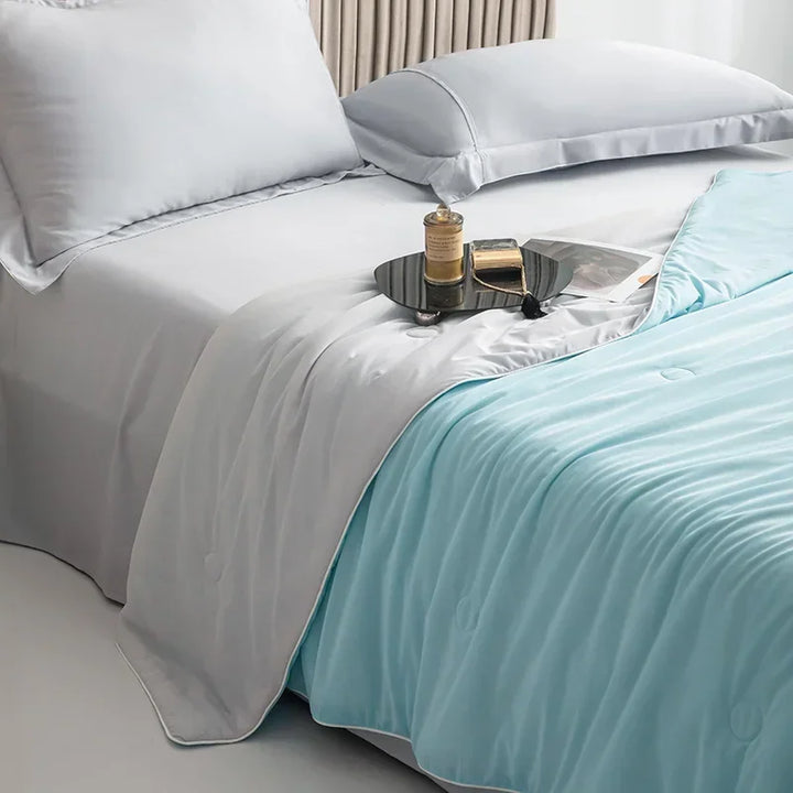 High-Quality Cooling Blanket – Smooth Air-Conditioning Comforter, Lightweight Summer Quilt with Double-Sided Cooling Fabric | Bowlift