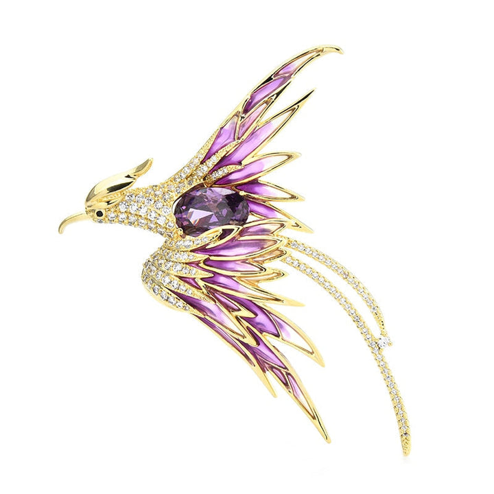 BowLift | Colorful Flying Phoenix Brooches