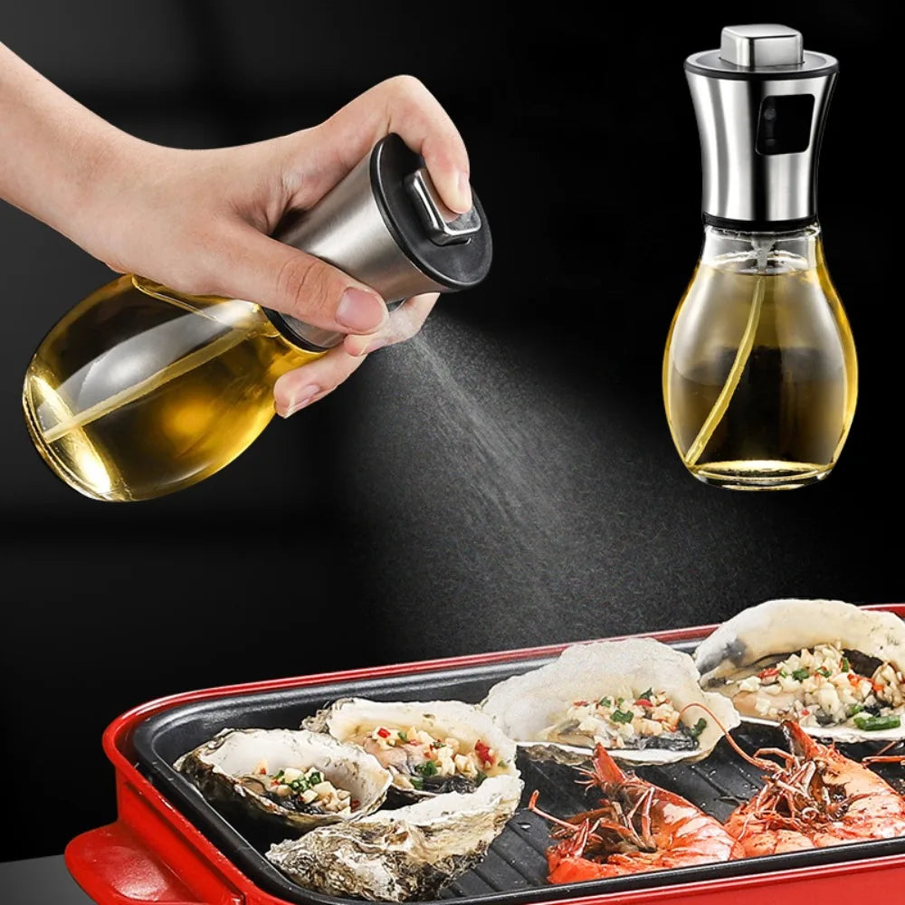 BowLift | CulinaMist Pro Oil Sprayer 200 ml | Fine mist & improved nozzle | For oil, vinegar & lemon juice | Stainless steel & glass