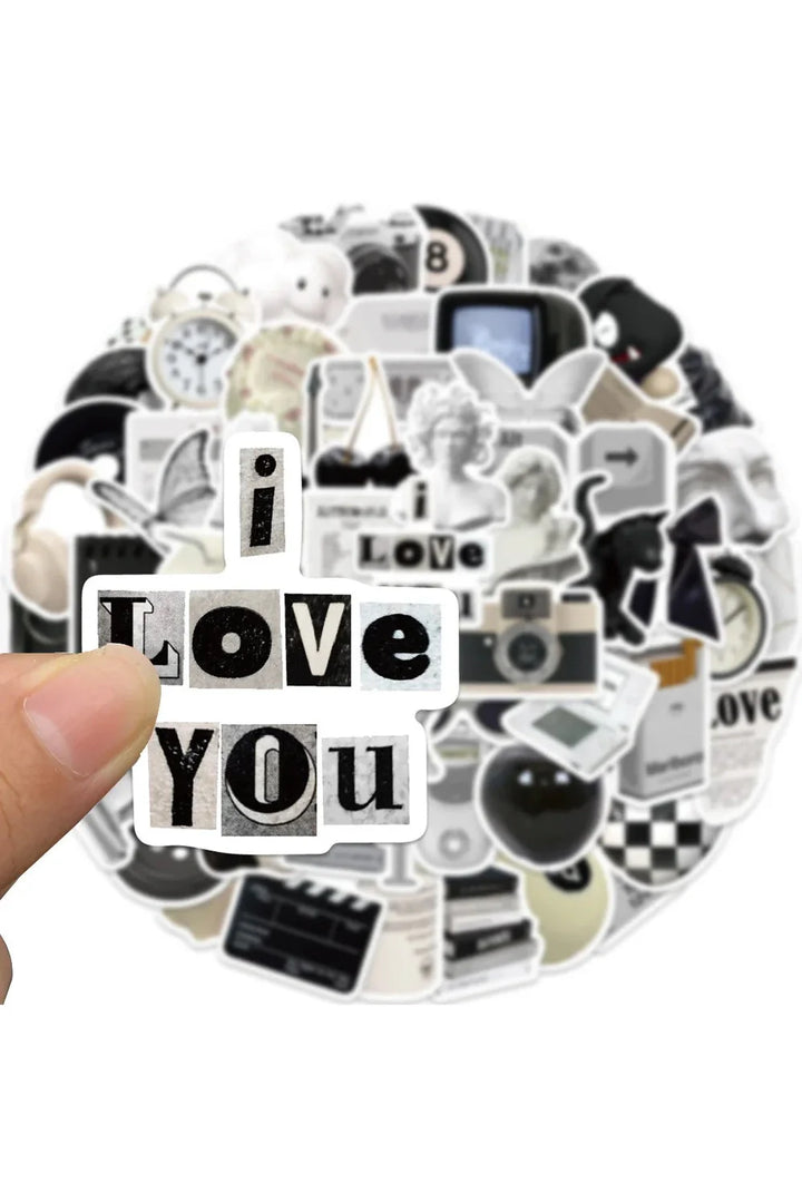 Black White Sticker | Bowlift