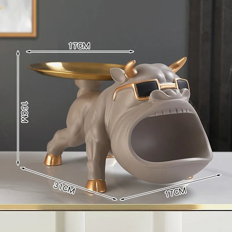 Fancy Bull Decorative Key Holder | Bowlift
