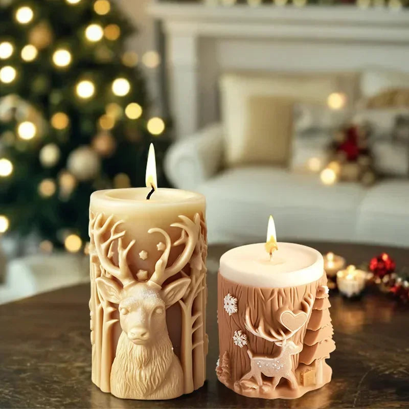 BowLift | Elegant 3D Candle Silicone Mold with Decorative Pattern