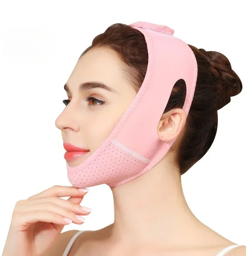 BowLift | Velfina V-Line Facial Band | Double Chin Reduction & Skin Tightening | Reusable & Breathable | For Women & Men