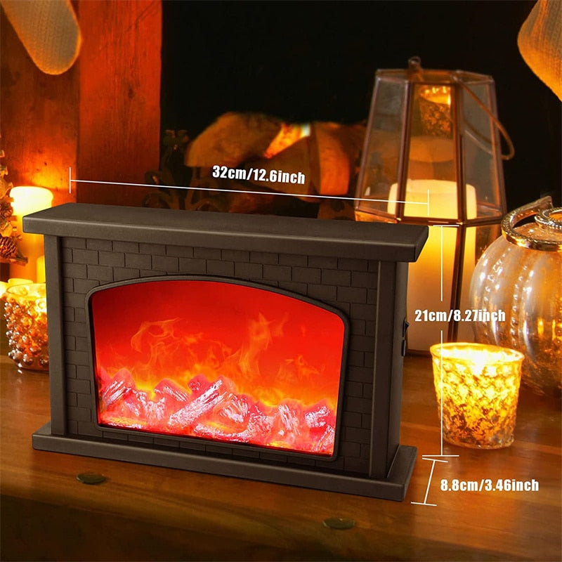 Inferno PortaBowlifte Fireplace Night Lamp | Bowlift